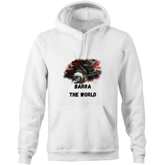AS Colour Stencil - Pocket Hoodie Sweatshirt "Barra the World"