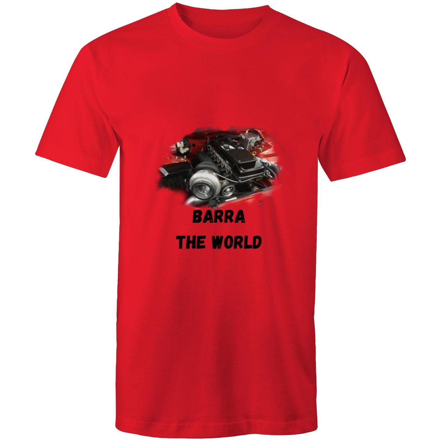 AS Colour Staple - Mens T-Shirt "Barra the World"